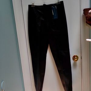 Leather pants, Garfield &Marks Black NWT, size 4